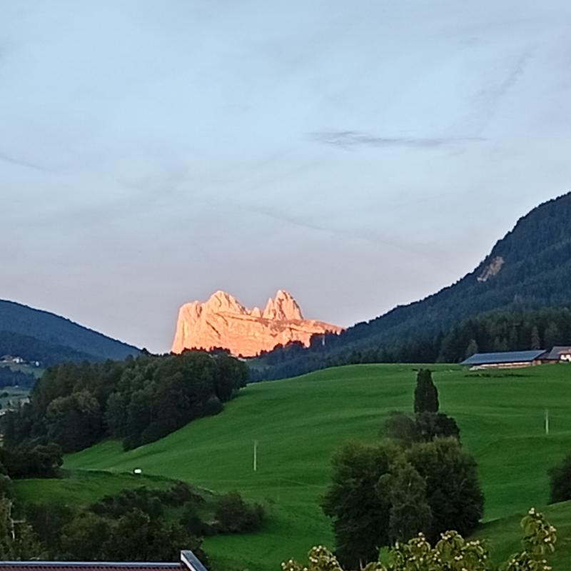 Seceda vestita di rosa.....