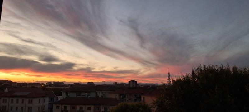 tramonto su alessandria 7 0ttobre 2025