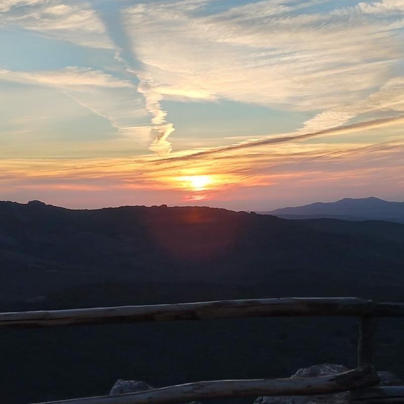 tramonto da monte novo san giovanni