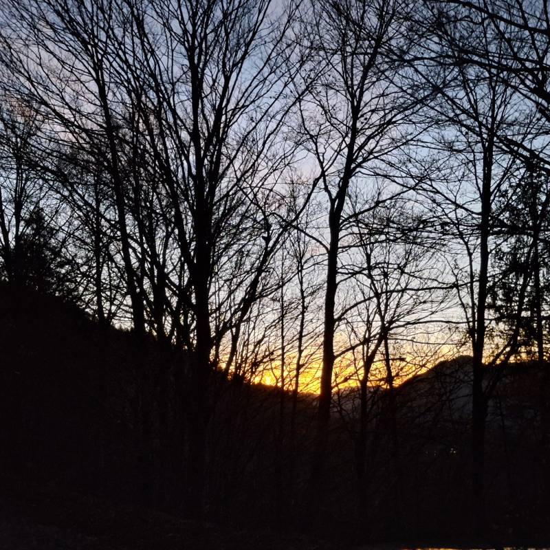tramonti di novembre verso la pianura