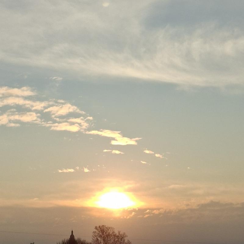 Alba quasi chiara.