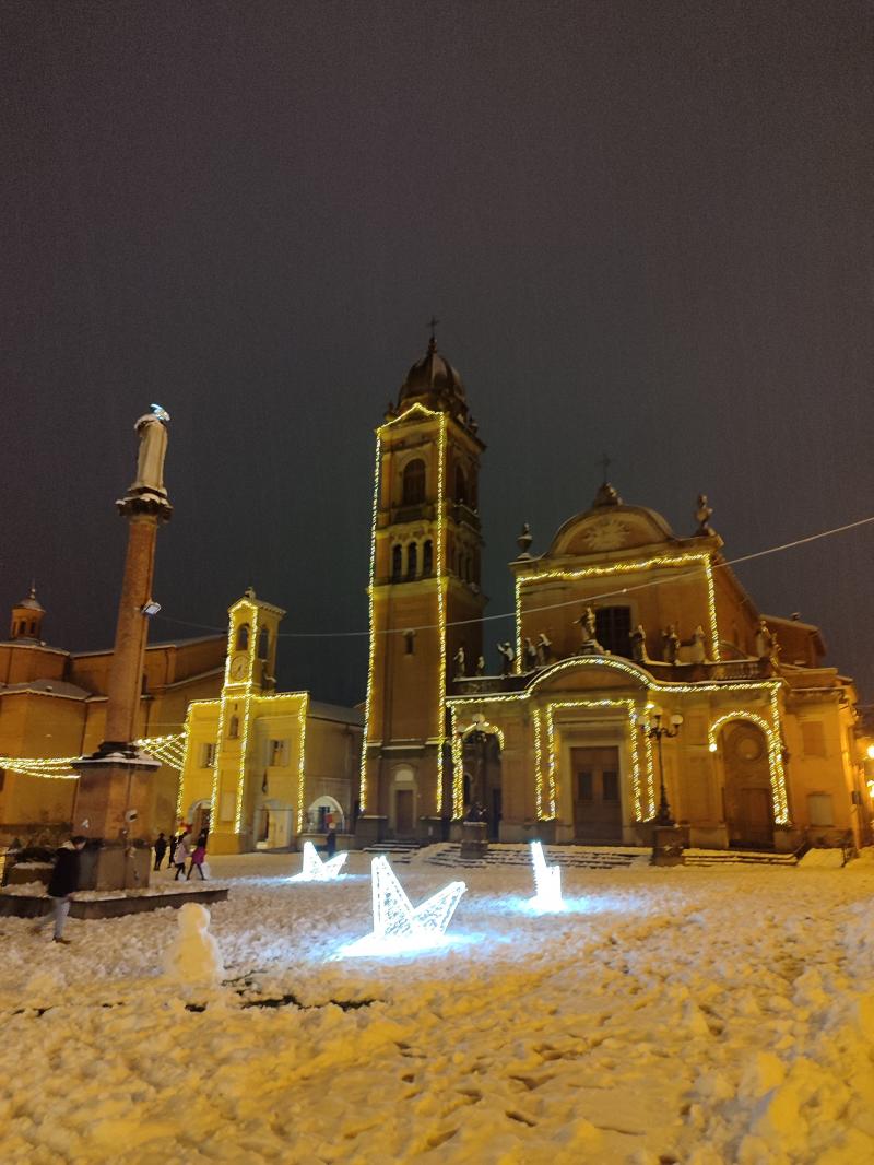 la befana ha portato la neve