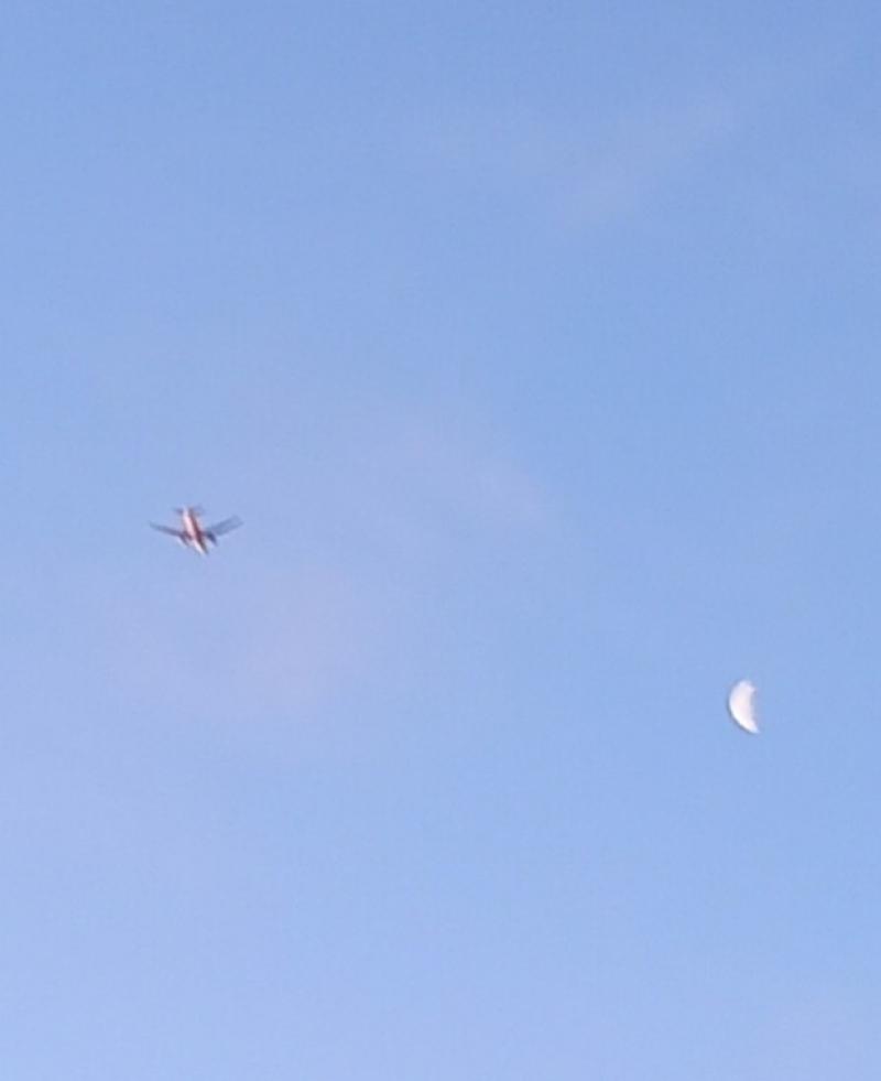 ....on the moon...