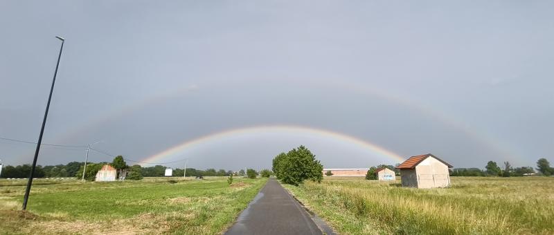 doppio arcobaleno verso pessano