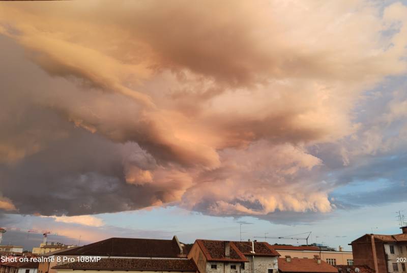 nuvole dal Sahara su Palmanova