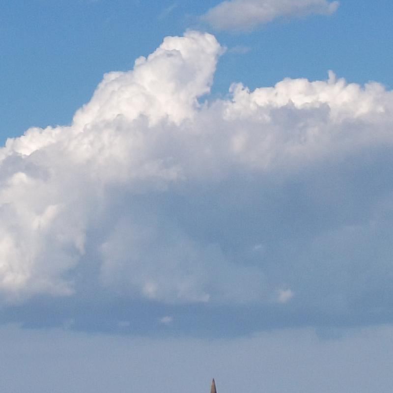 Nubi staffette di una perturbazione. foto di sergio