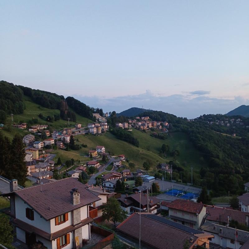Tramonto ad Aviatico alta