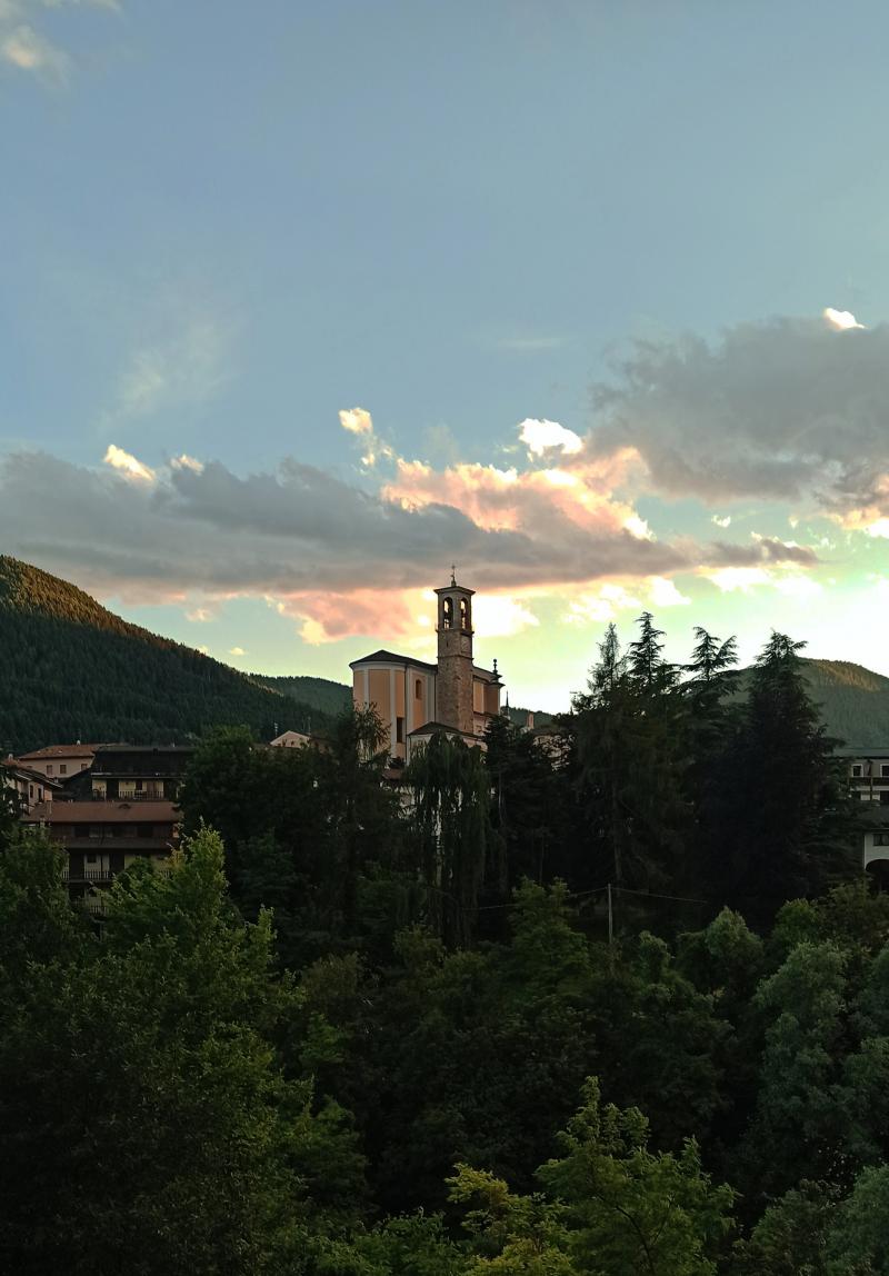 tramonto a Borno