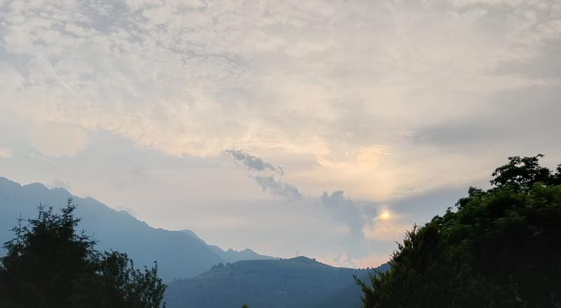 tramonto delicato