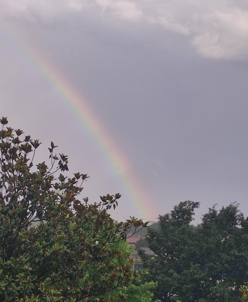 Iride nel cielo a Tavagnacco. i miei attimi speciali Adry