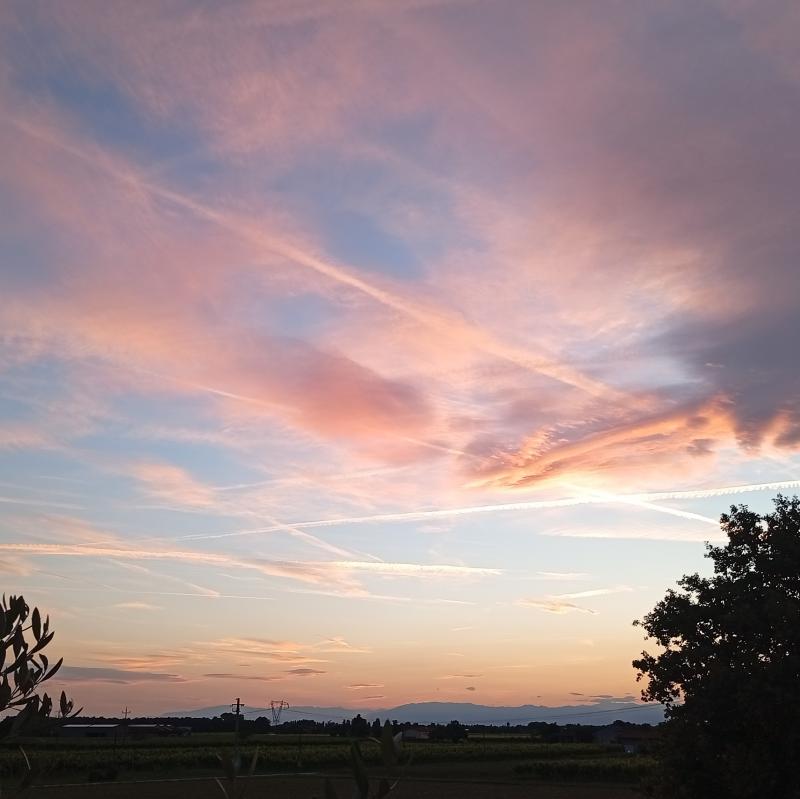 I colori del tramonto...