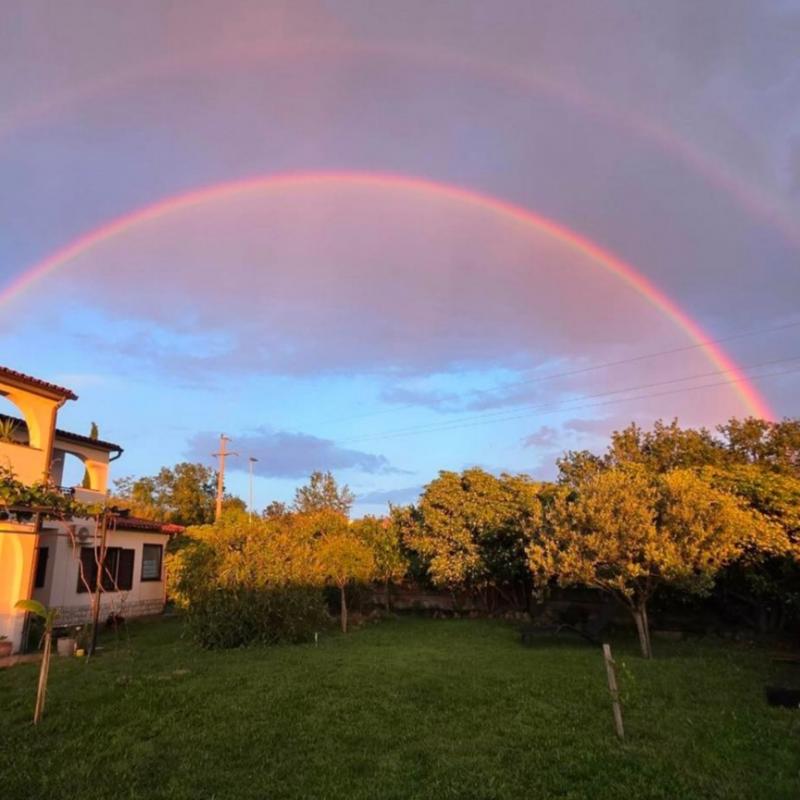 arcobaleno a casa mia