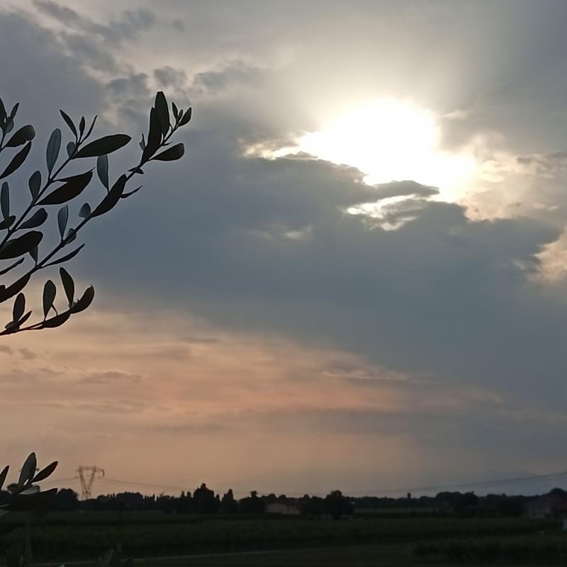 Tramonto strano...