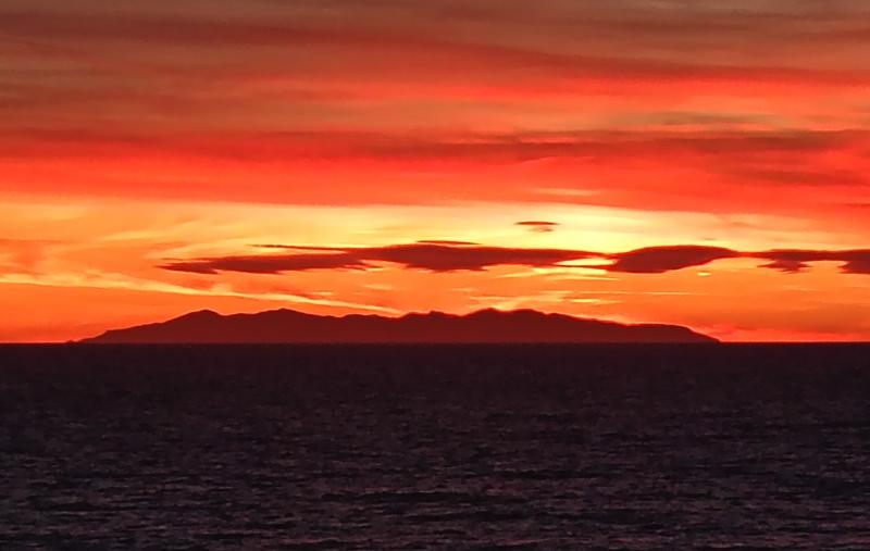 tramonto elbano