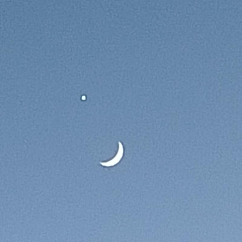 Il bacio luna venere. foto di sergio