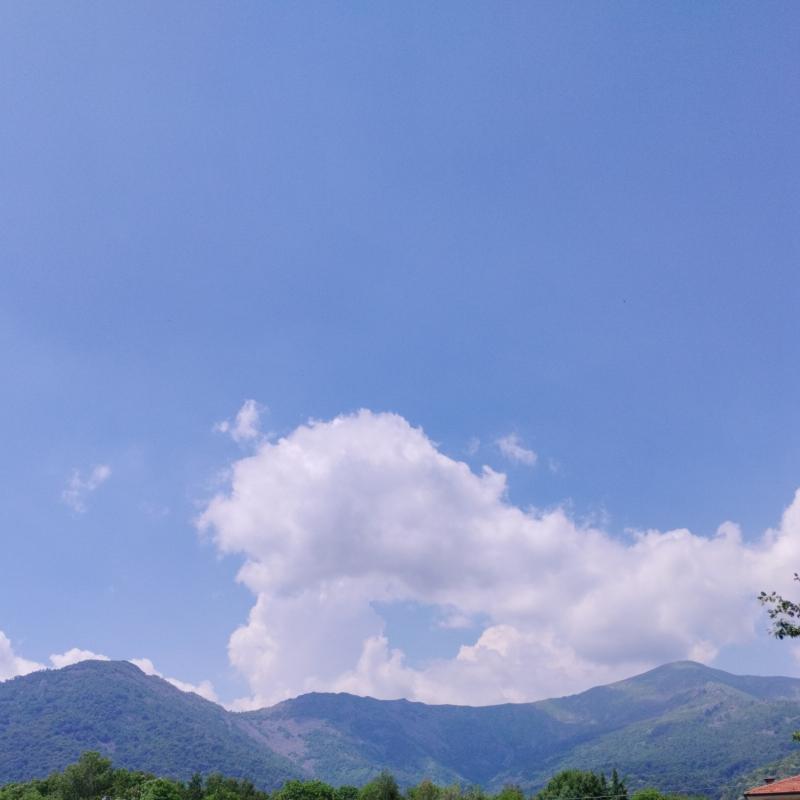 Sereno e bello senza pioggia e senza temporali