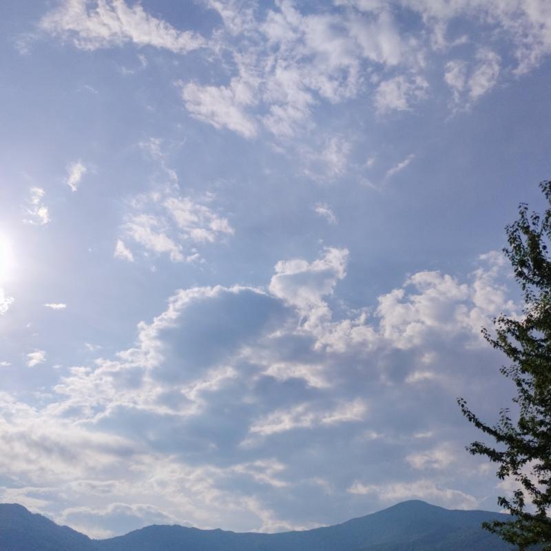 Bello con sole per adesso senza temporale e senza piaggia