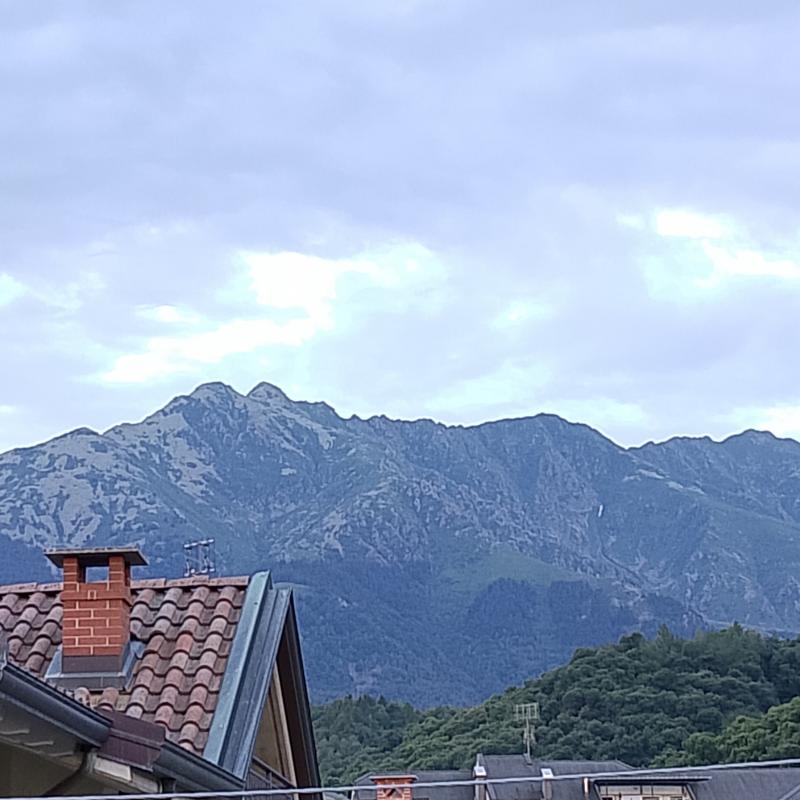 Bisalta con nuvole di sottofondo