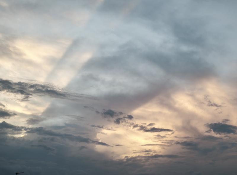 raggi tramonto