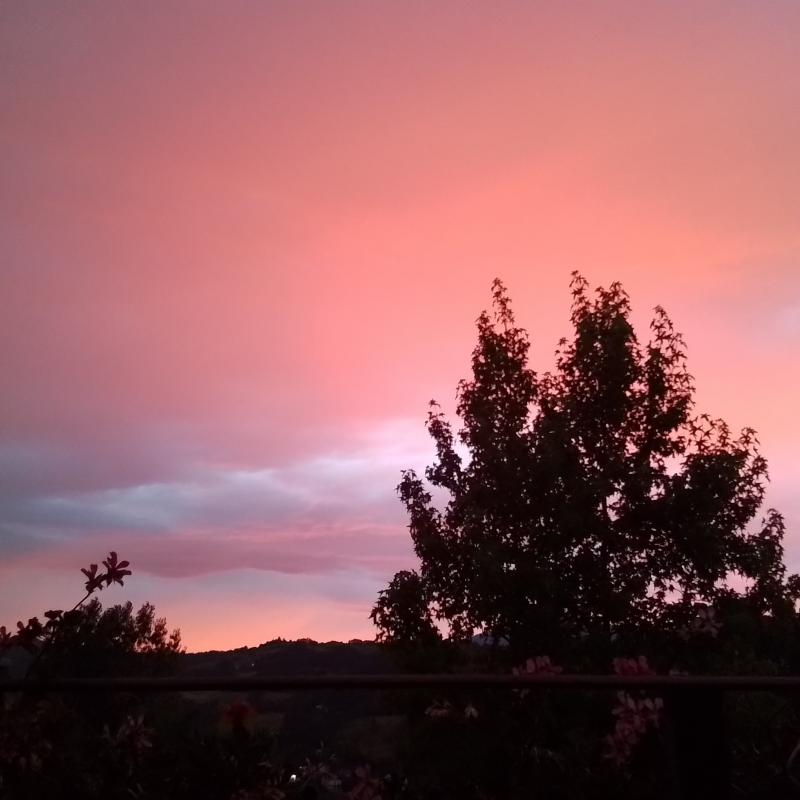 tramonto dopo temporale
