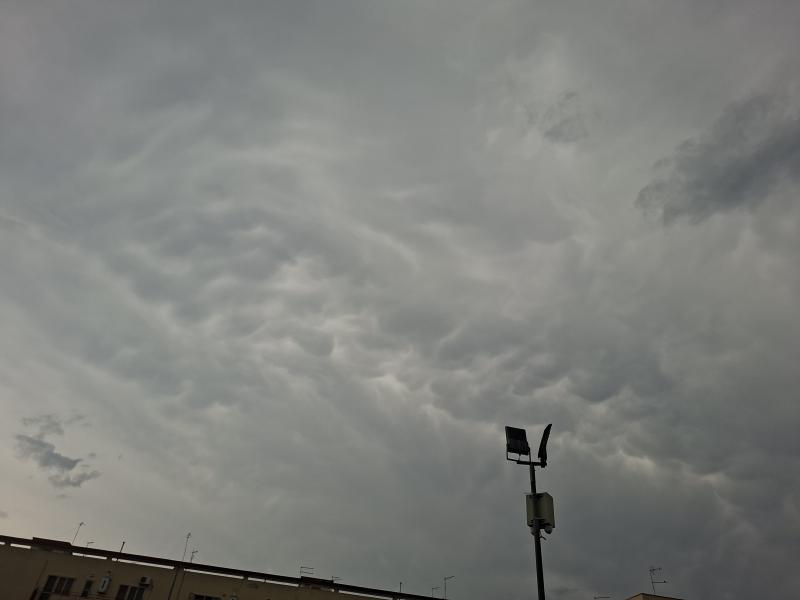 il segno dell 'arrivo della tempesta