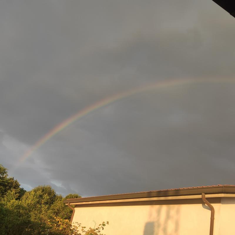 Arcobaleno mattutino