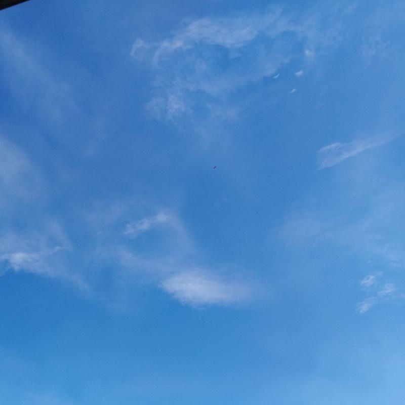 Bello con sole e caldo afoso senza arie e senza pioggia e senza temporali