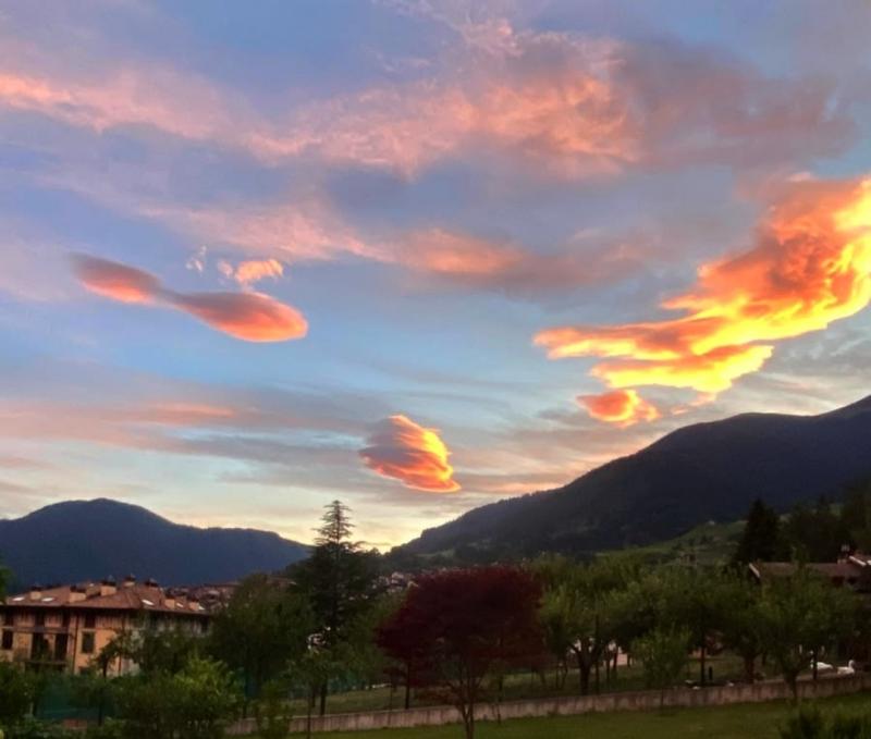 tramonto a Borno spettacolo unico