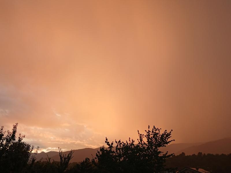 Tramonto su Giaveno