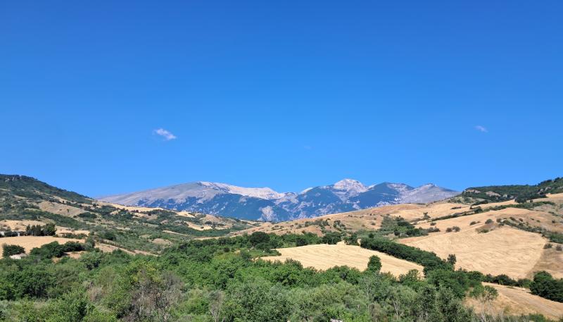 majella dalla valle del rio secco