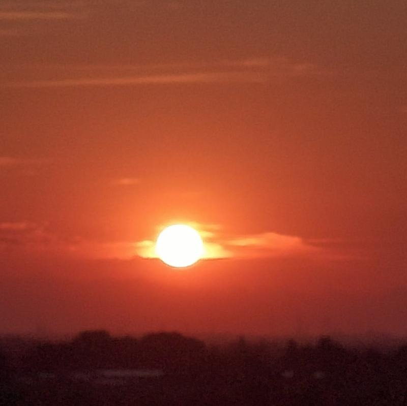 Il tramonto della fornace. foto di sergio