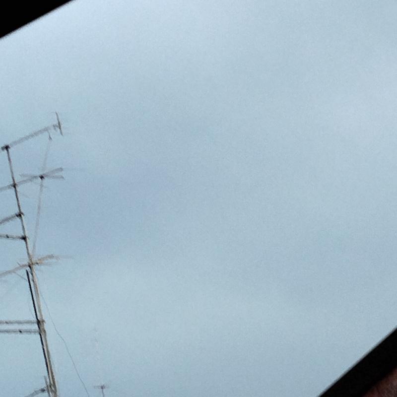 Cielo grigio da pioggia