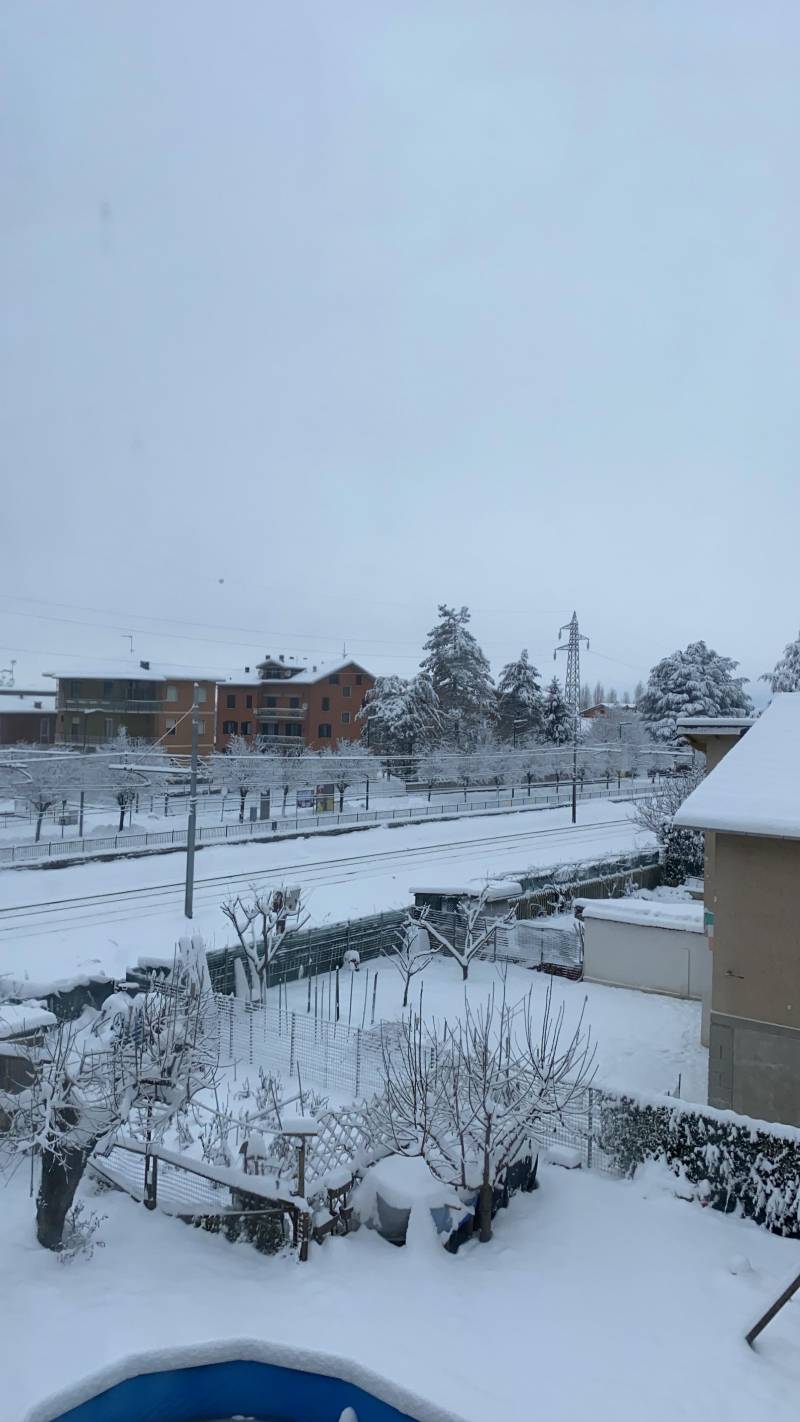 Snow in stazzano