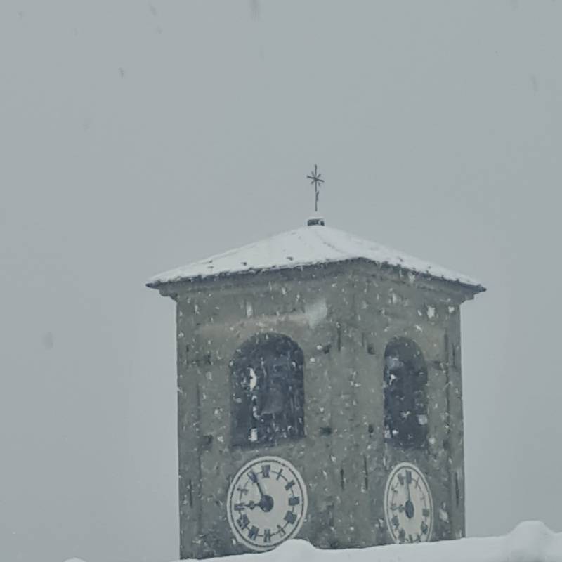 Campanile di Viu' ore 08.58