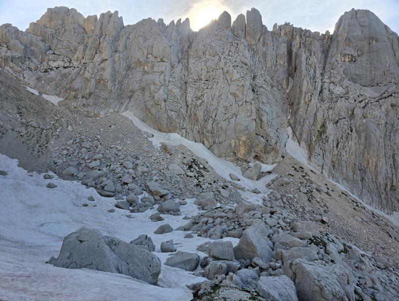Tramonto sul Corno Piccolo