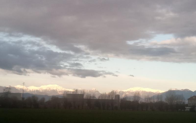 neve in montagna