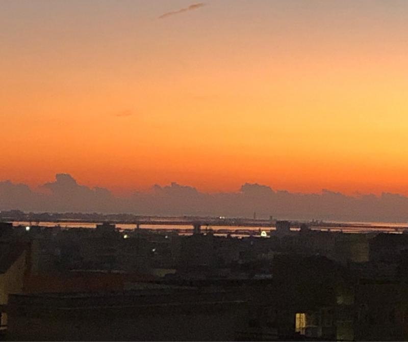 Tramonto sulle saline