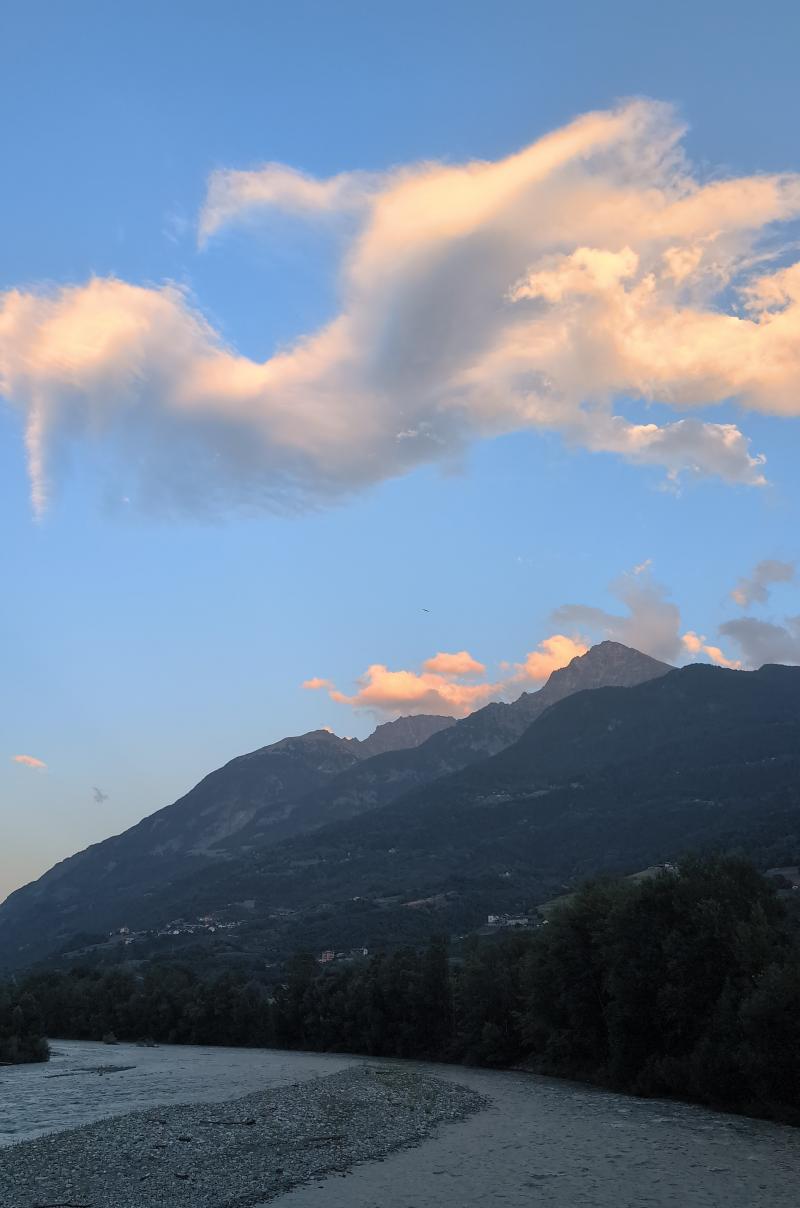 nube d'onda su aosta