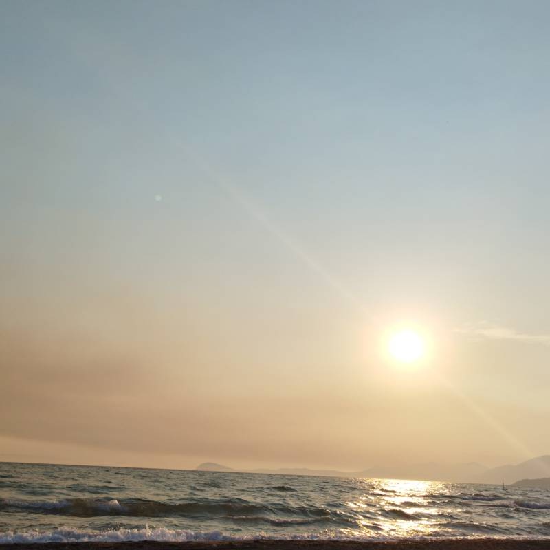 Spiaggia libera marina di Minturno