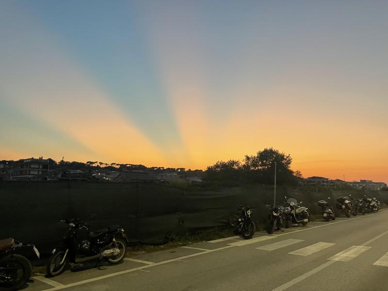 tramonto a porto santelpidio