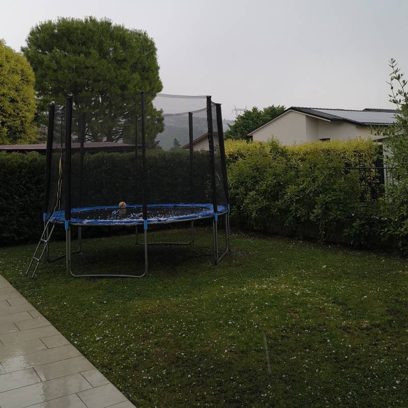 Temporale forte con grandine
