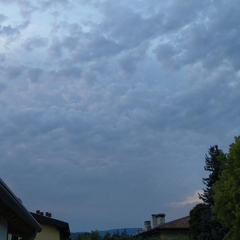 Nubi in arrivo da nord