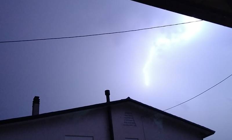 fulmine a Sant'Eufemia di Borgoricco Nik jaguaro