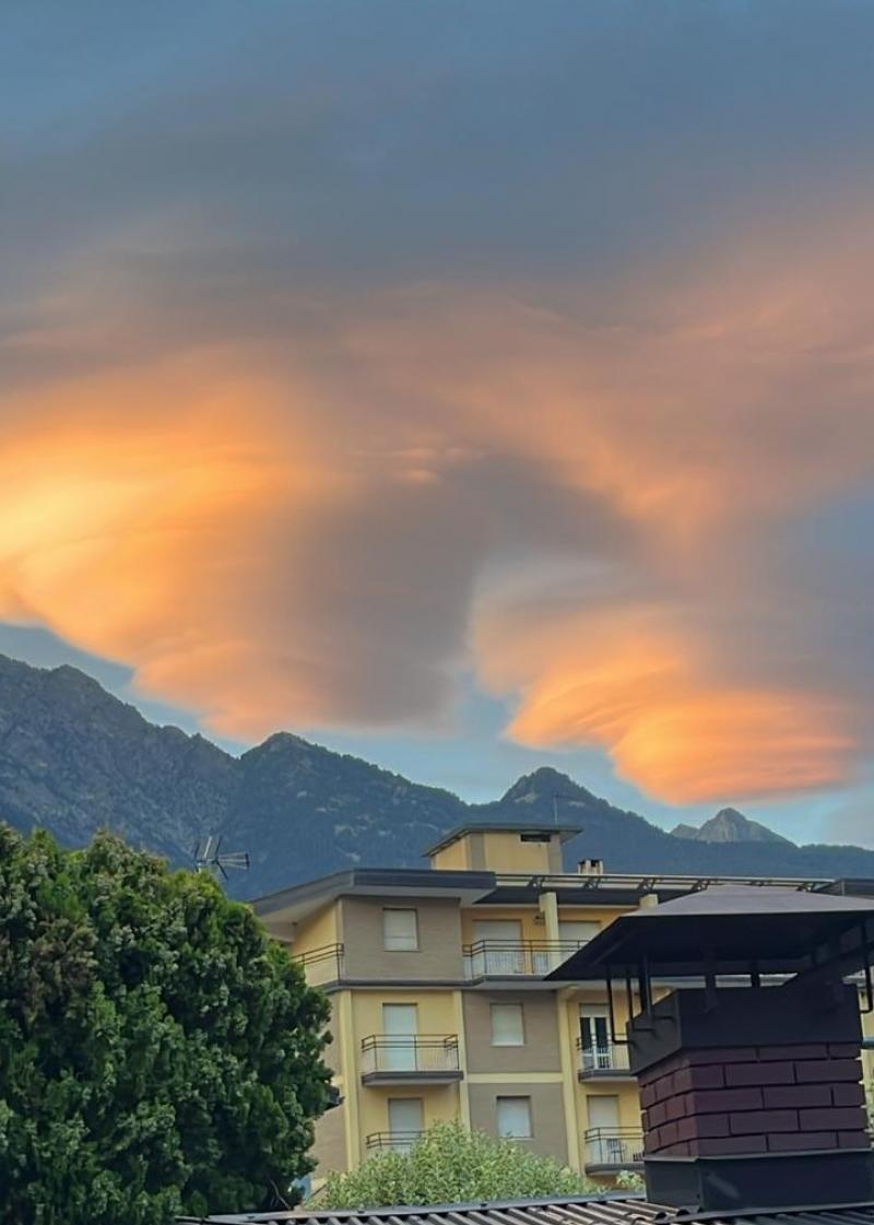 tramonto valdostano