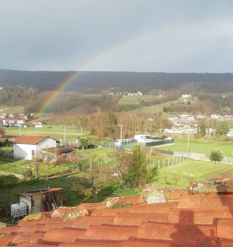 arcobaleno in inverno