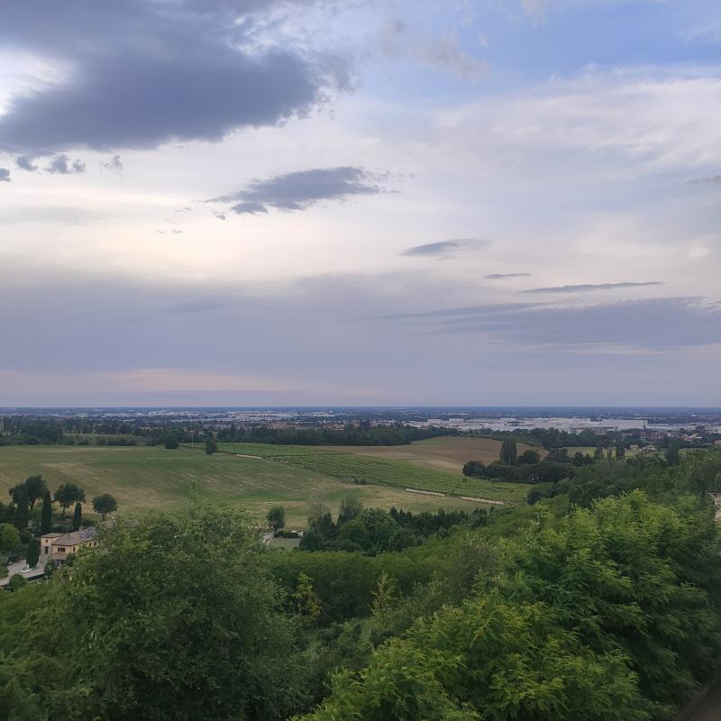 Pianura modenese vista da Maranello vecchia