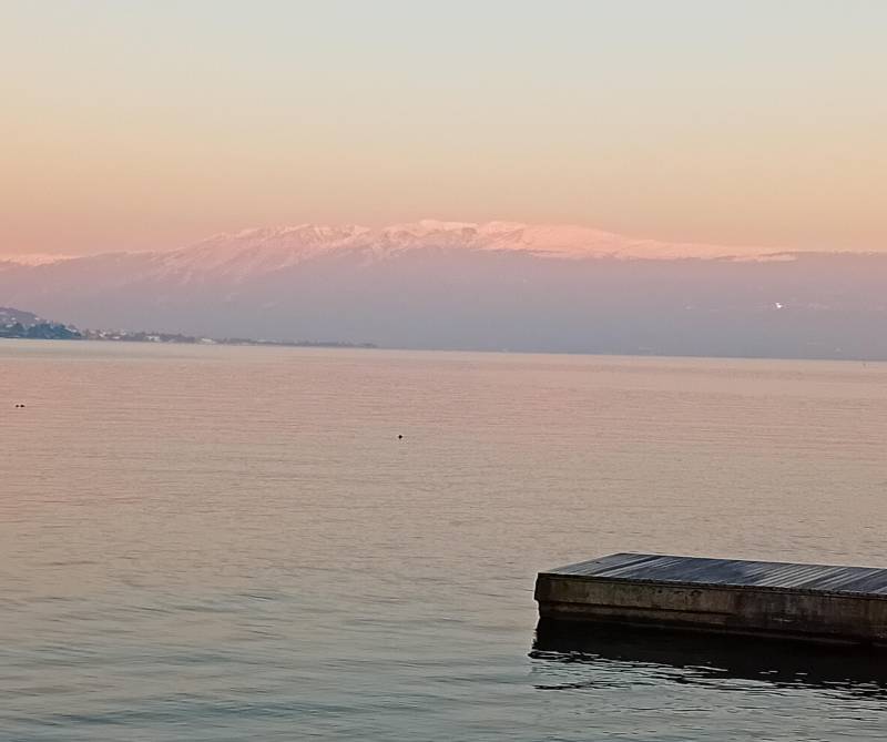 tramonto sul baldo