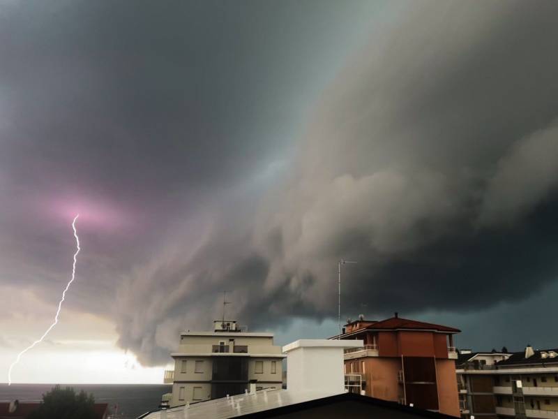 Temporale a Jesolo