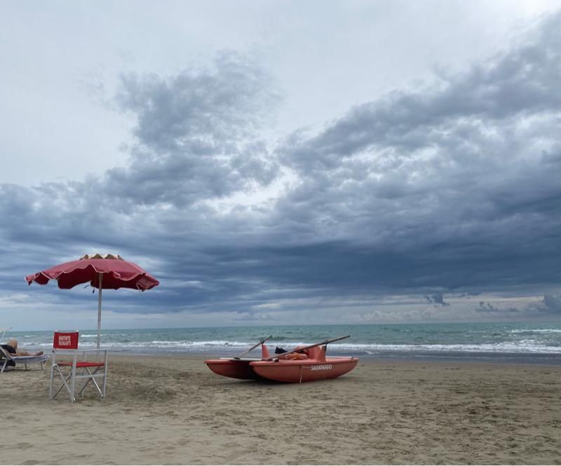Torvajanica in spiaggia