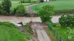 Maltempo in Veneto, altro ponte crollato a Malo: immagini da drone: 